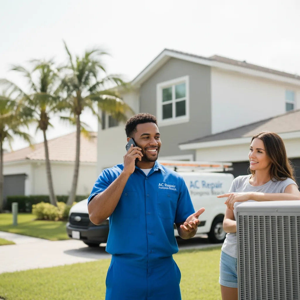 AC Repair Pompano Beach customer support in Calverton